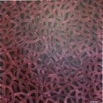 Sorrow 02. Acrylic on canvas. 90X90cm